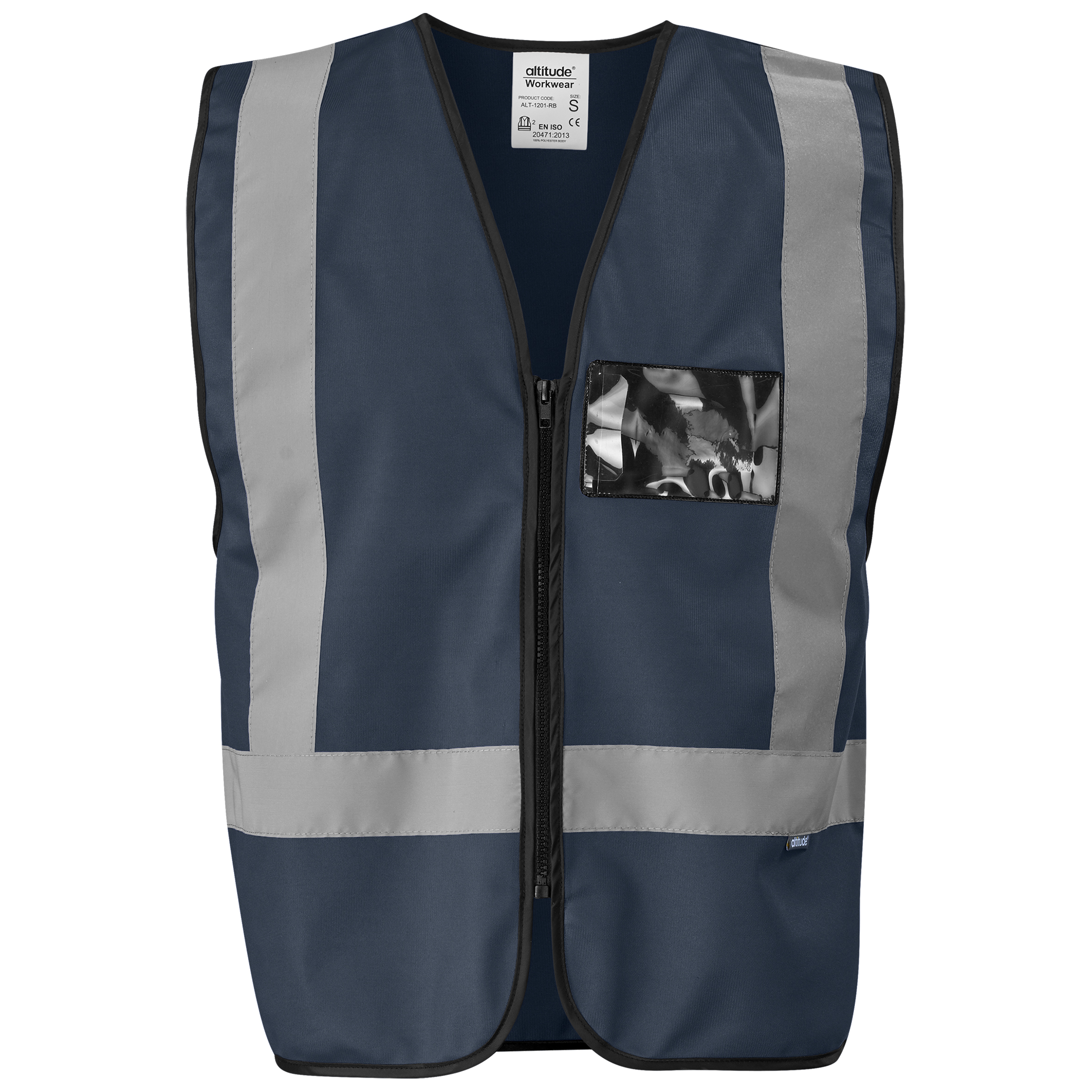 Direction Hi-Viz Reflective Full Zip Vest