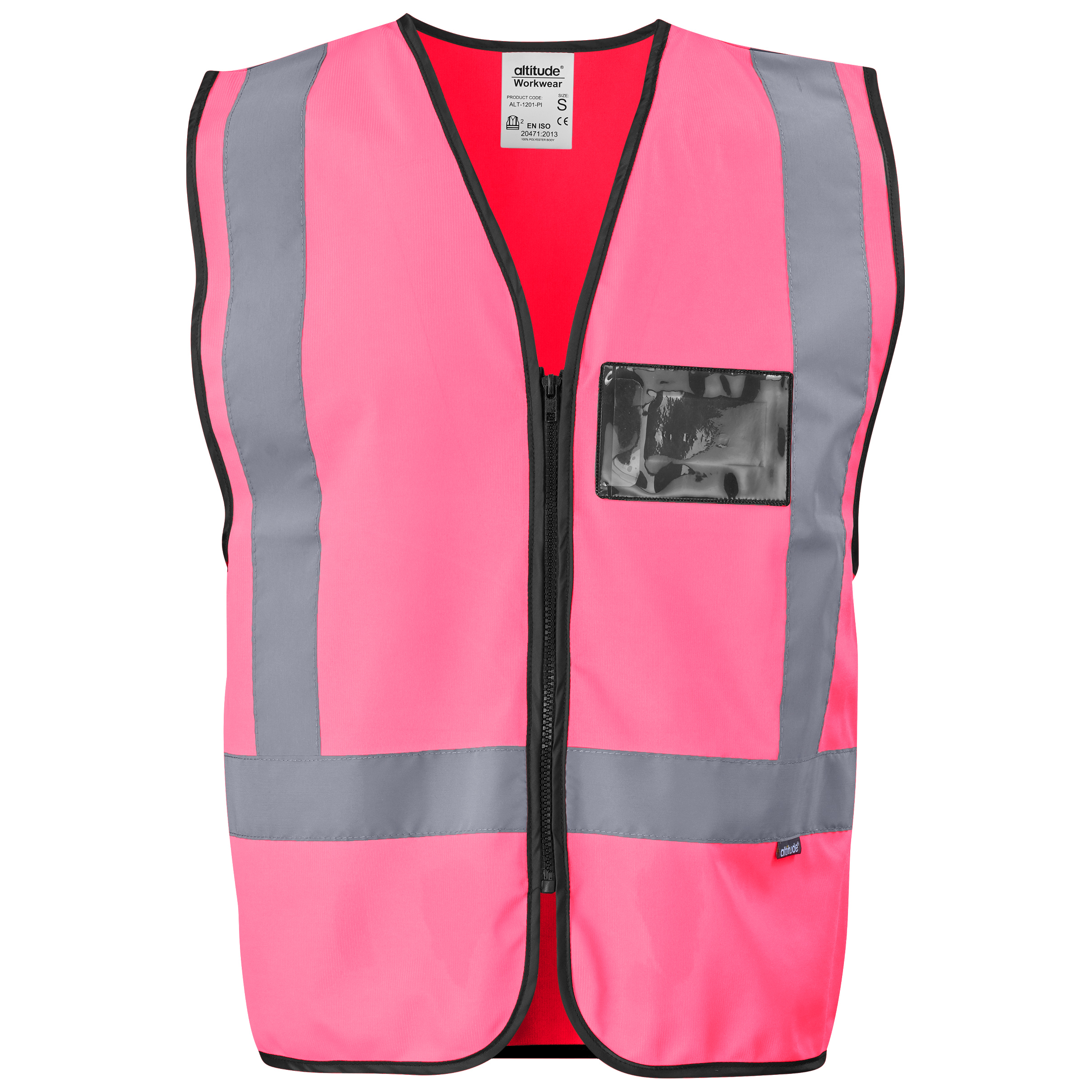 Direction Hi-Viz Reflective Full Zip Vest