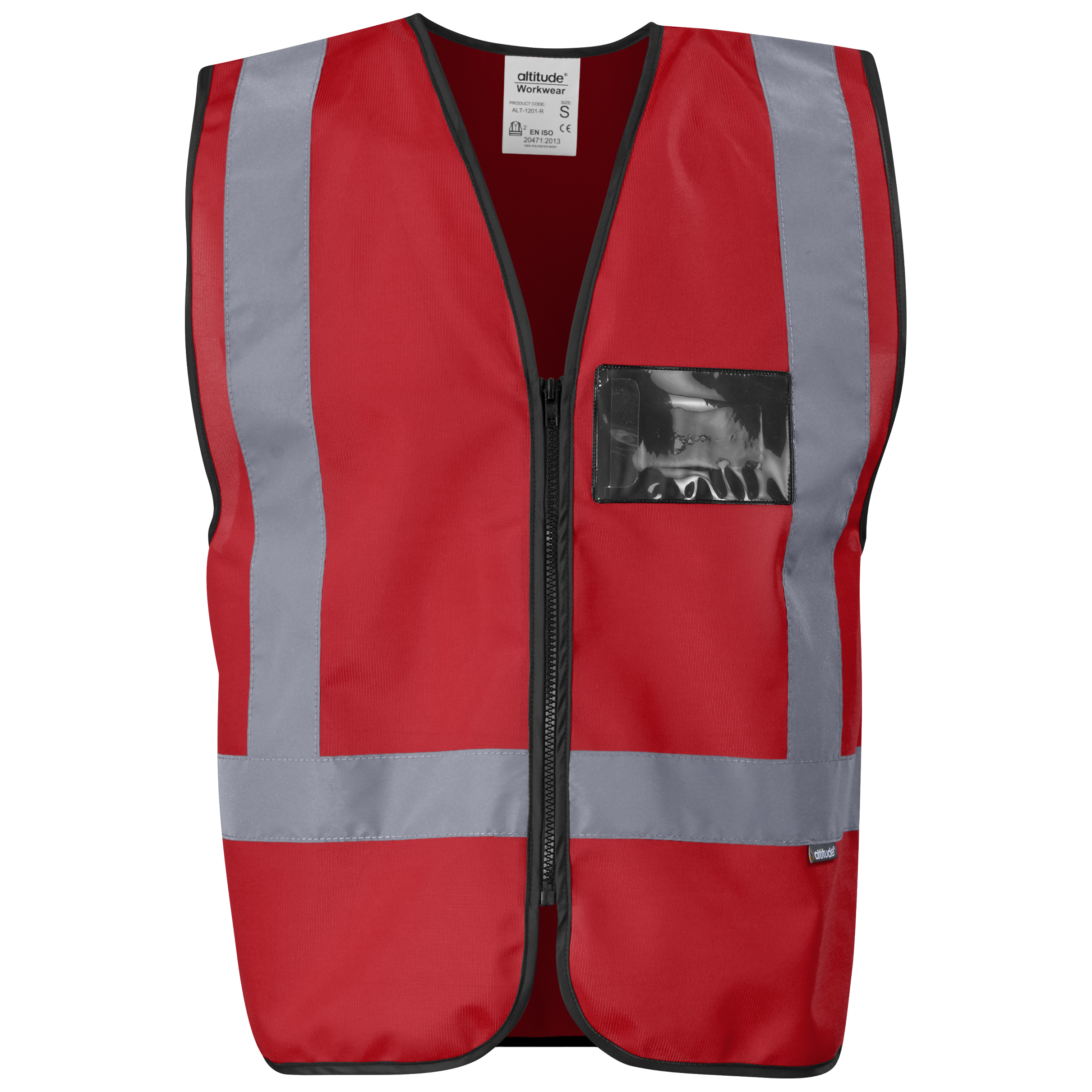 Direction Hi-Viz Reflective Full Zip Vest