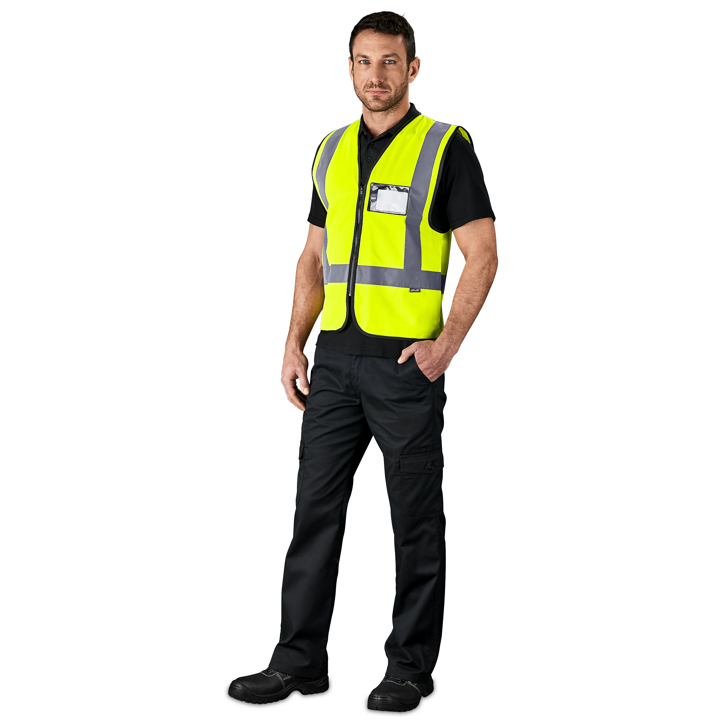 Direction Hi-Viz Reflective Full Zip Vest