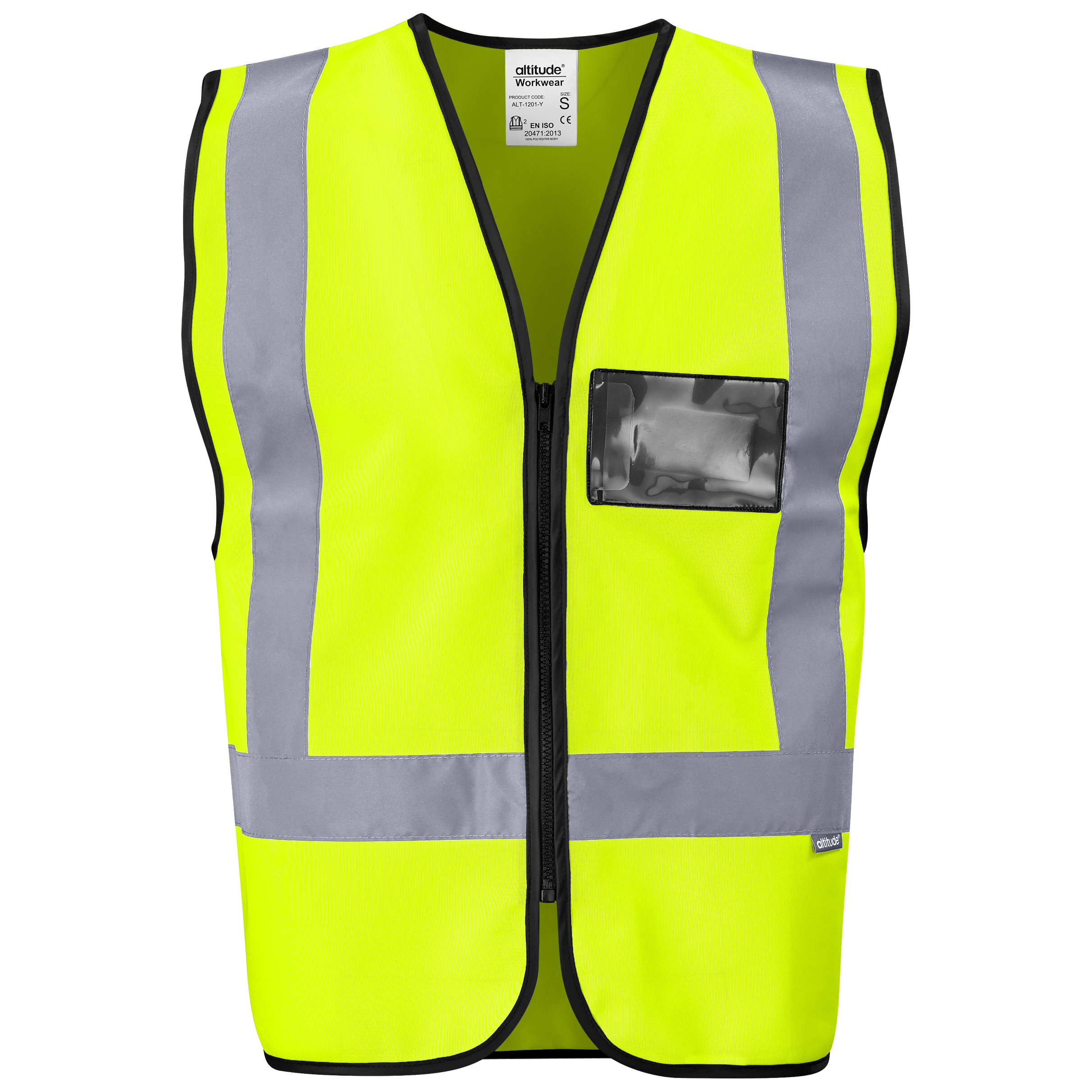 Direction Hi-Viz Reflective Full Zip Vest