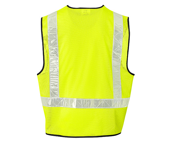 Airport Hi-Viz Reflective Full Zip Vest