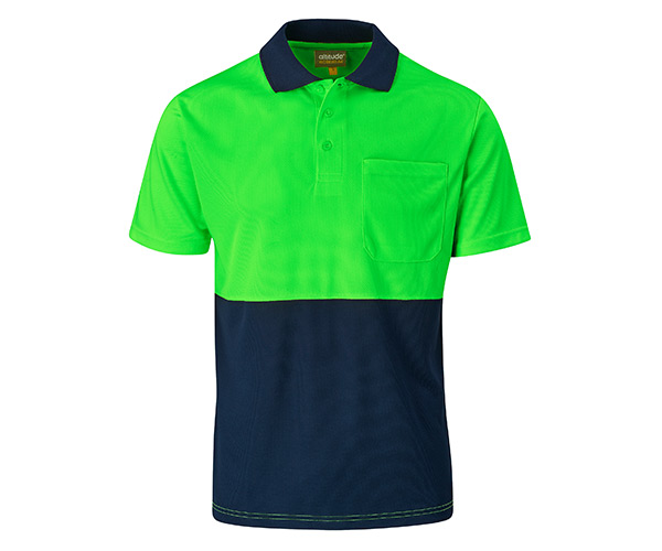 Inspector Two-Tone Hi-Viz Golf Shirt