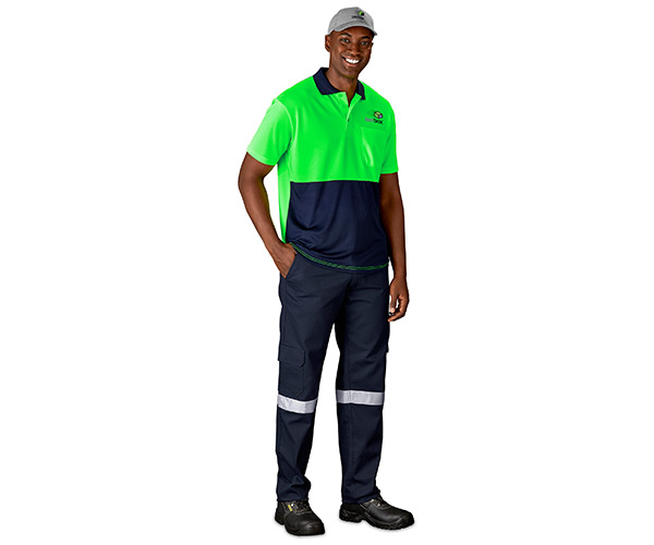 Inspector Two-Tone Hi-Viz Golf Shirt