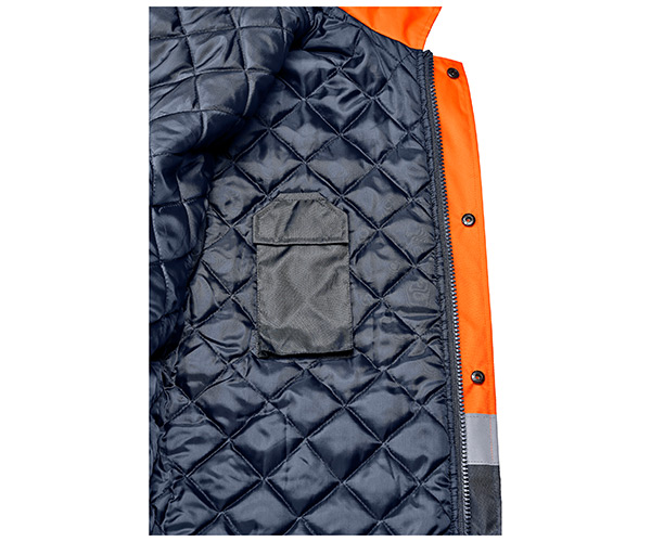 Hazard Padded Two-Tone Hi-Viz Reflective Jacket