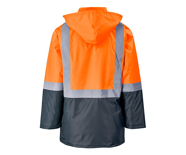 Hazard Padded Two-Tone Hi-Viz Reflective Jacket