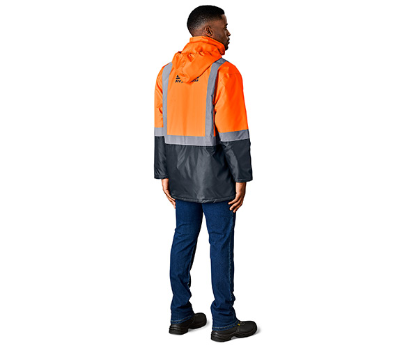 Hazard Padded Two-Tone Hi-Viz Reflective Jacket