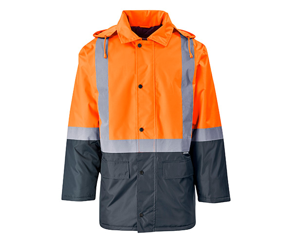 Hazard Padded Two-Tone Hi-Viz Reflective Jacket