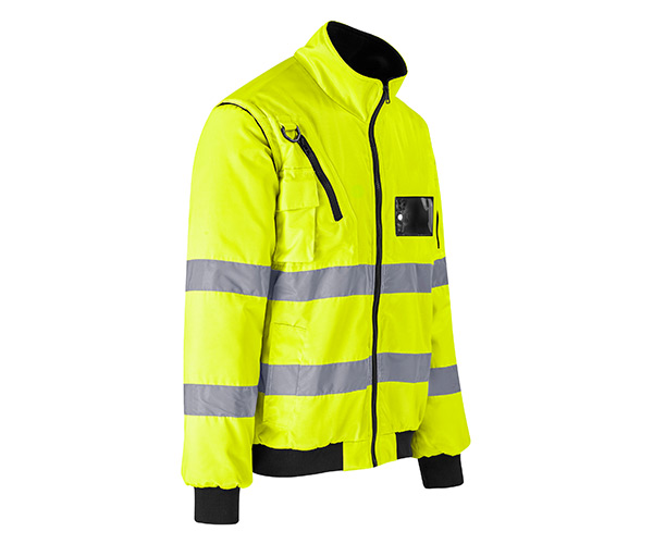 Techno Padded Hi-Viz Reflective Bunny Jacket