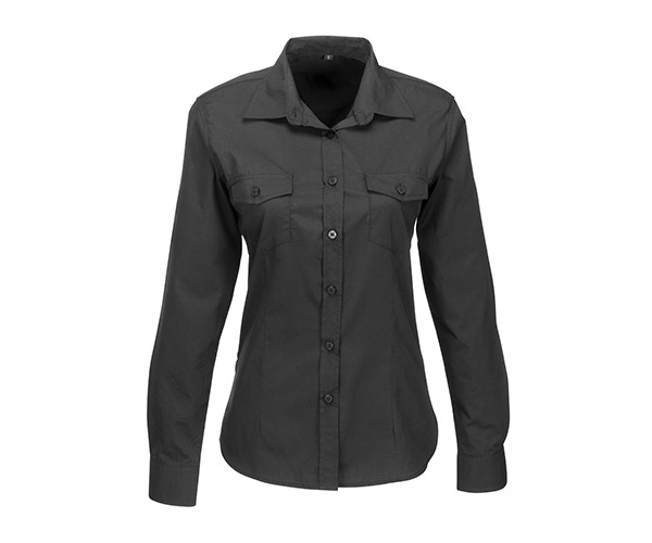 US basic ladies long sleeve kensington shirt