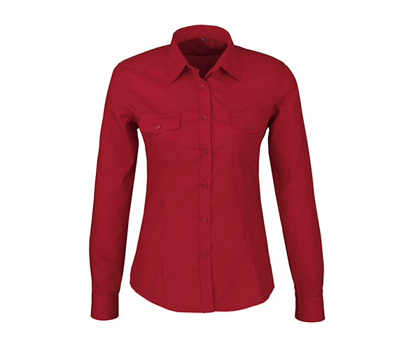 US basic ladies long sleeve kensington shirt