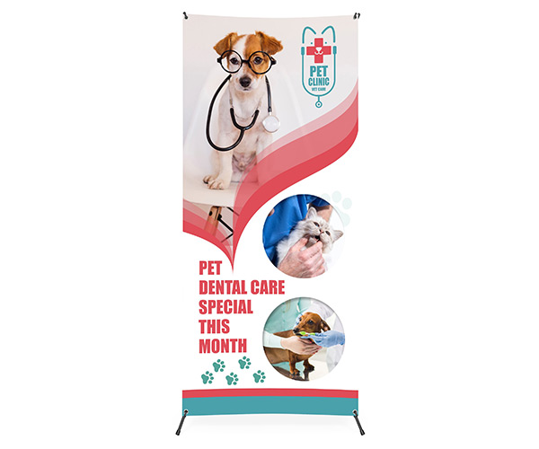 Champion Layflat PVC X-Banner 80cm x 180cm