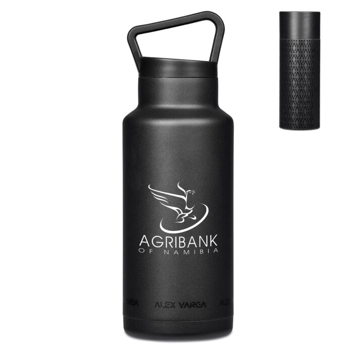 Alex Varga Barbella Stainless Steel Vacuum Water Bottle - 1 Litre - Image 2