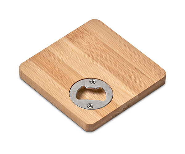 Drifter Bamboo Bottle Opener Coaster