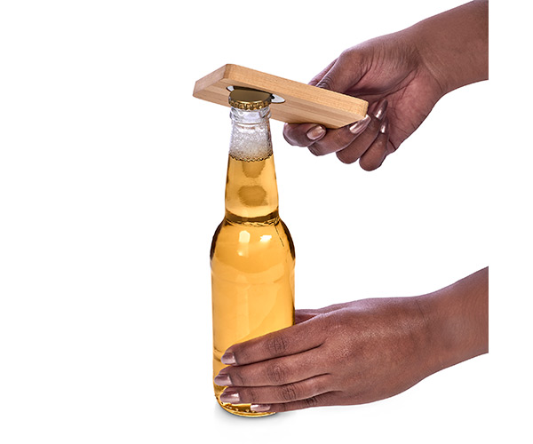 Drifter Bamboo Bottle Opener Coaster