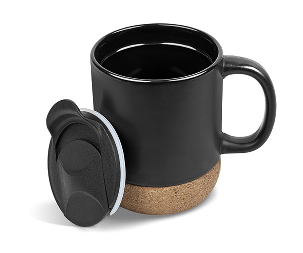 Serendipio Sienna Cork Ceramic Mug - 340ml