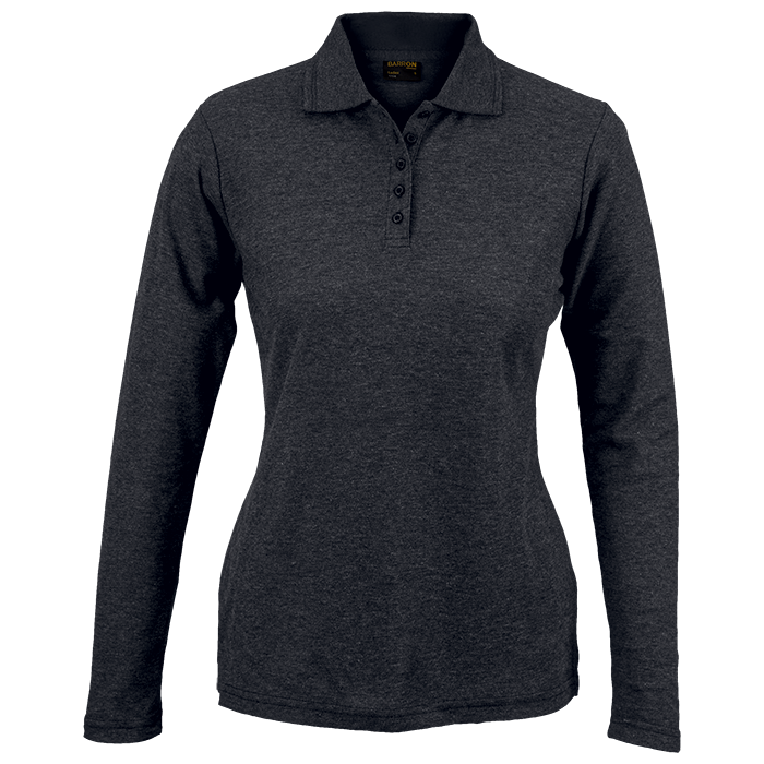 175g Pique Knit Long Sleeve Golfer Ladies