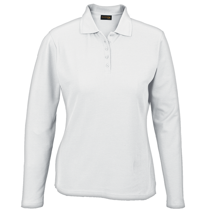 175g Pique Knit Long Sleeve Golfer Ladies