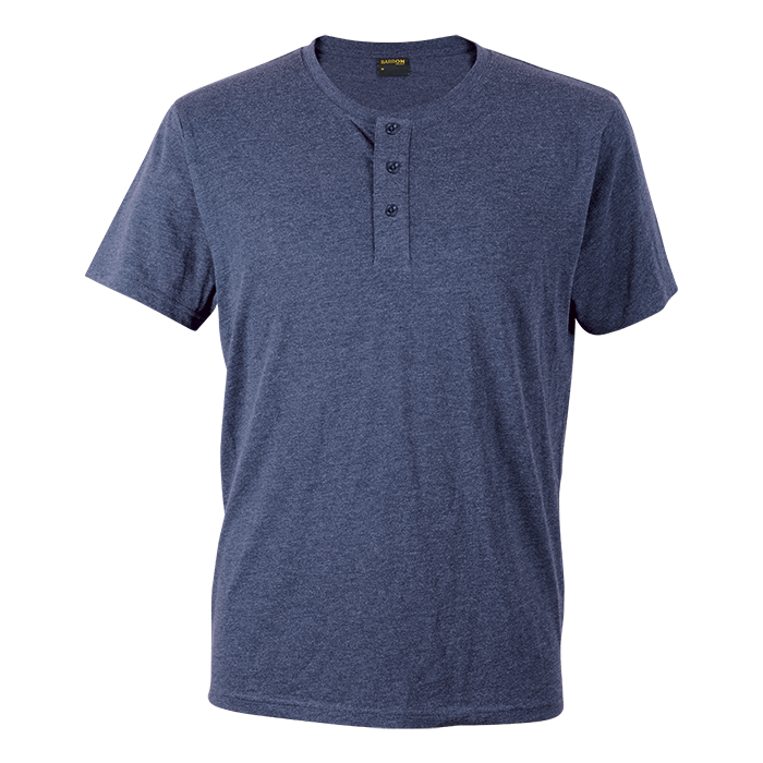 Henley Short Sleeve T-Shirt Mens