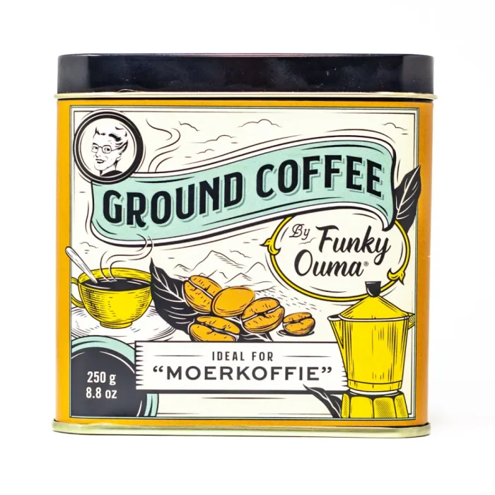 Funky Ouma Ground Filter Coffee Tin 250g