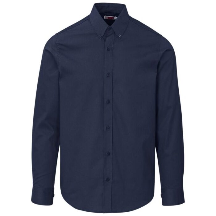 Mens Long Sleeve Cotton Twill Moderna  Shirt