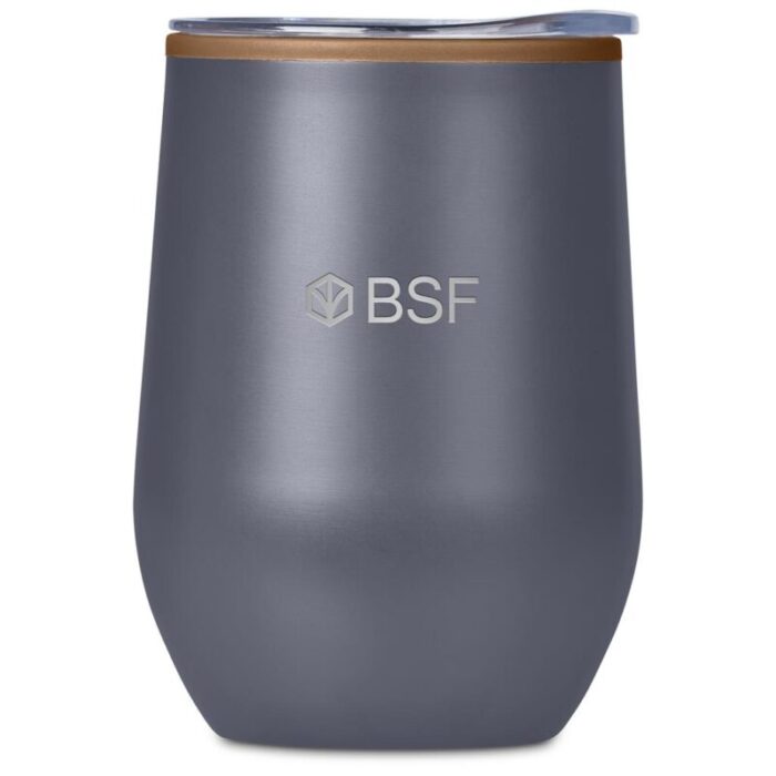 Serendipio Ovolo Stainless Steel & Plastic Double-Wall Tumbler – 350ml - Image 3