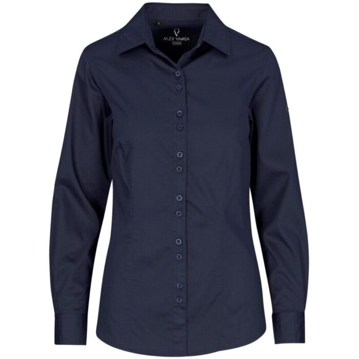 Ladies Long Sleeve Alex Varga Opus Stretch Shirt - Image 4