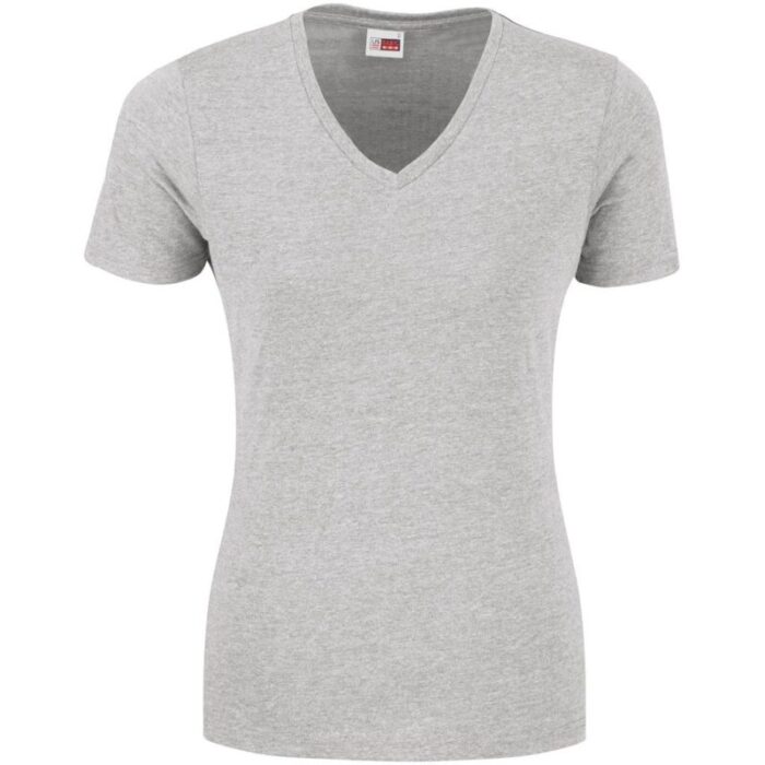 Ladies Michigan Melange V-Neck T-Shirt - Image 2