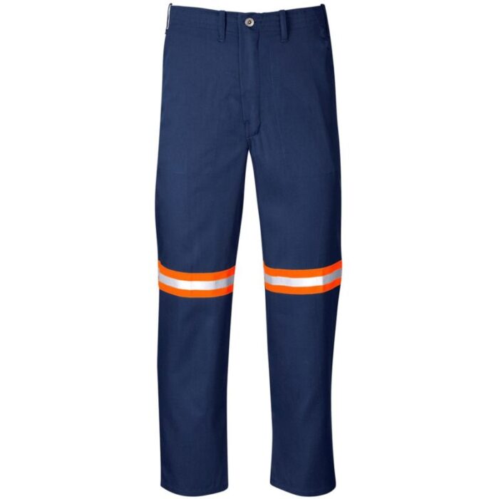 Trade Polycotton Pants - Reflective Legs - Orange Tape