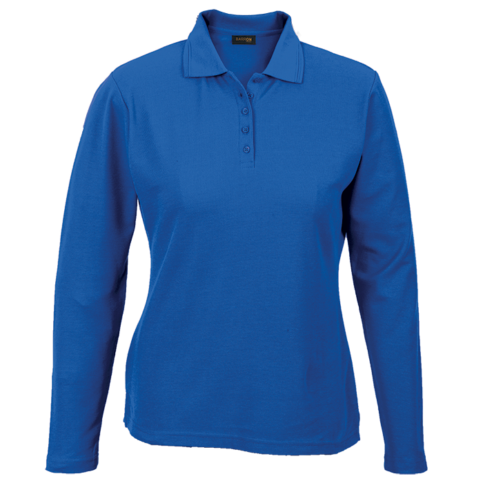 175g Pique Knit Long Sleeve Golfer Ladies - Image 7