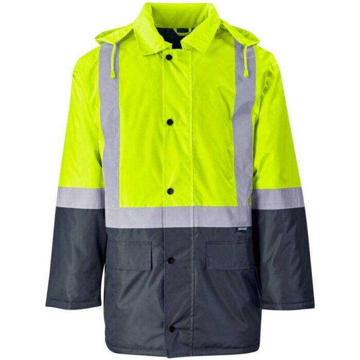 Hazard Padded Two-Tone Hi-Viz Reflective Jacket - Image 2