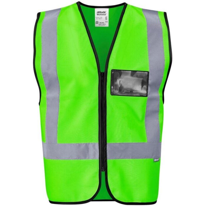 Direction En4 Hi-Viz Reflective Full Zip Vest - Image 6