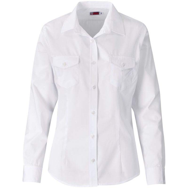 Ladies Long Sleeve Kensington Shirt - Image 6