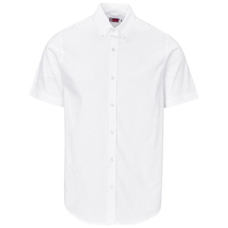 Mens Short Sleeve Cotton Twill Moderna Shirt - Image 5
