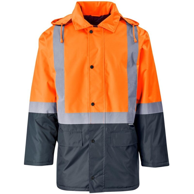 Hazard Padded Two-Tone Hi-Viz Reflective Jacket - Image 3