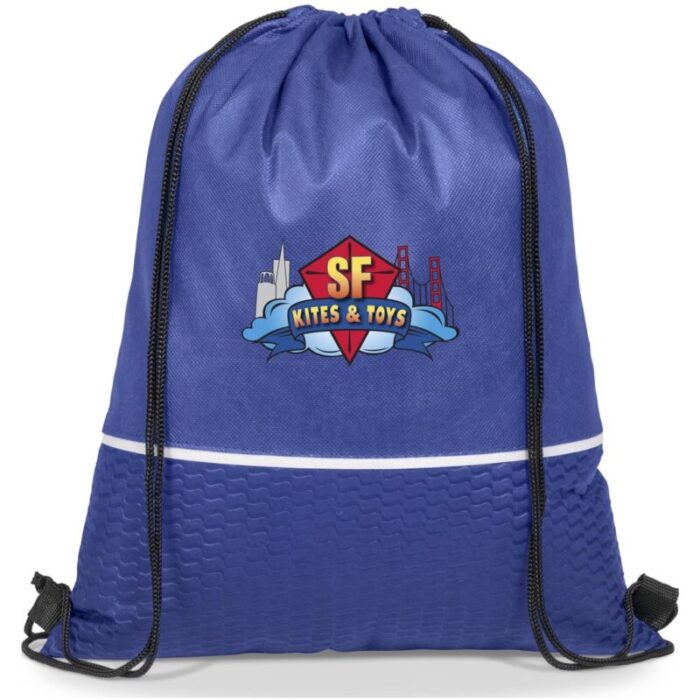 Brighton Non-Woven Drawstring Bag - Image 2