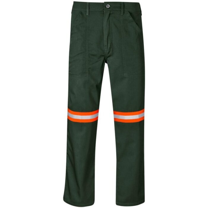 Site Premium Polycotton Pants - Reflective Legs - Orange Tape - Image 4
