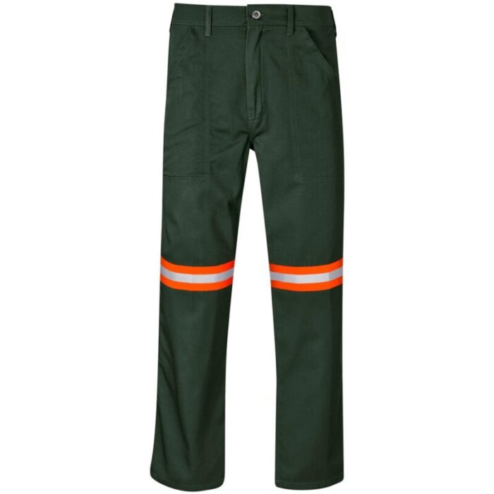 Site Premium Polycotton Pants - Reflective Legs - Orange Tape - Image 2