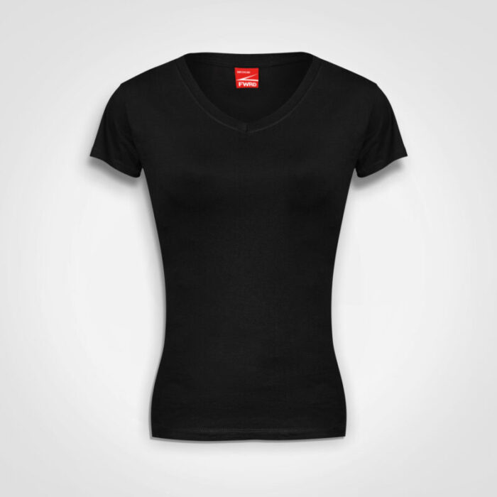 Ladies Fitted V-Neck T-Shirt - Image 4