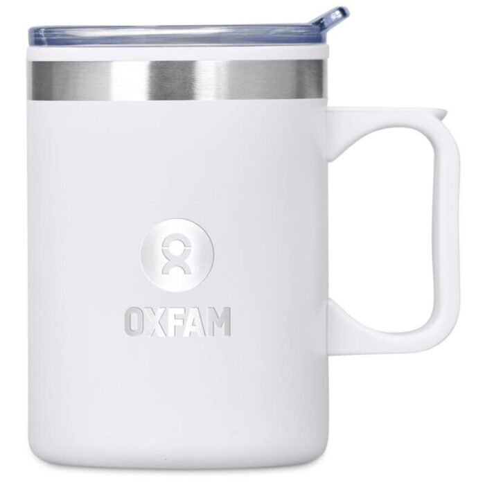 Kooshty Angelo Stainless Steel & Plastic Double-Wall Mug – 360ml - Image 2