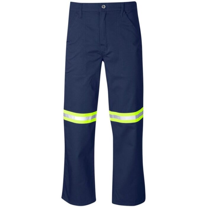 Site Premium Polycotton Pants - Reflective Legs - Yellow Tape - Image 4
