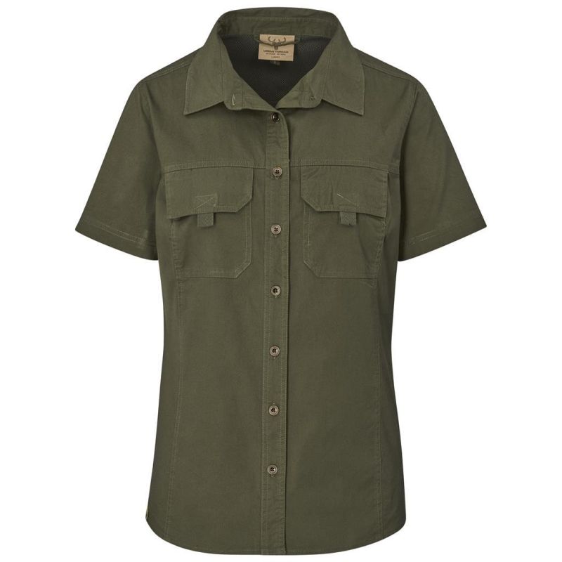 Ladies Short Sleeve Mawenzi Twill Shirt - Image 5