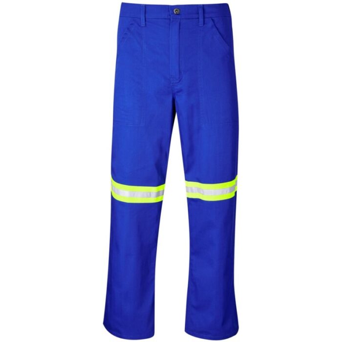 Site Premium Polycotton Pants - Reflective Legs - Yellow Tape - Image 3