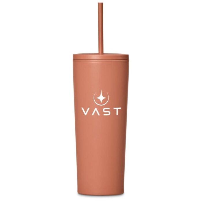 Kooshty Concorde Stainless Steel & Plastic Double-Wall Tumbler & Straw - 720ml - Image 8