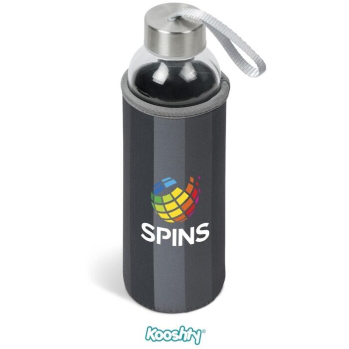 Kooshty Quirky Glass Water Bottle - 500ml - Image 2