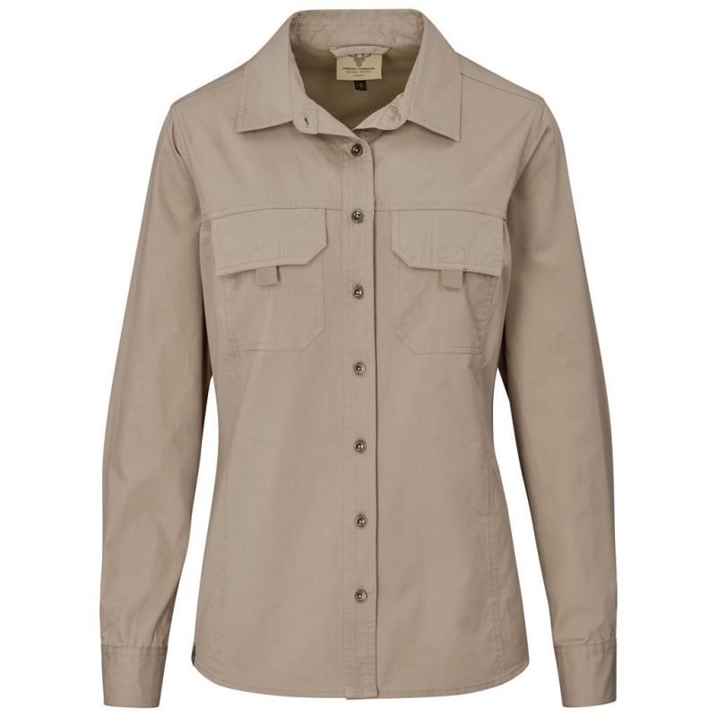 Ladies Long Sleeve Mawenzi Twill Shirt - Image 5