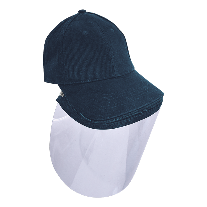 VIZIP 6 Panel Brushed Cotton Caps (Box of 10) - Image 2