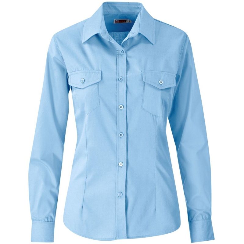 Ladies Long Sleeve Kensington Shirt - Image 8