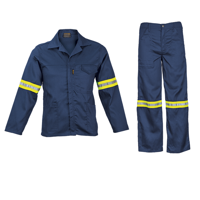 Barron Supreme Poly Cotton Conti Suit with Reflective (CS-SR) - Image 2