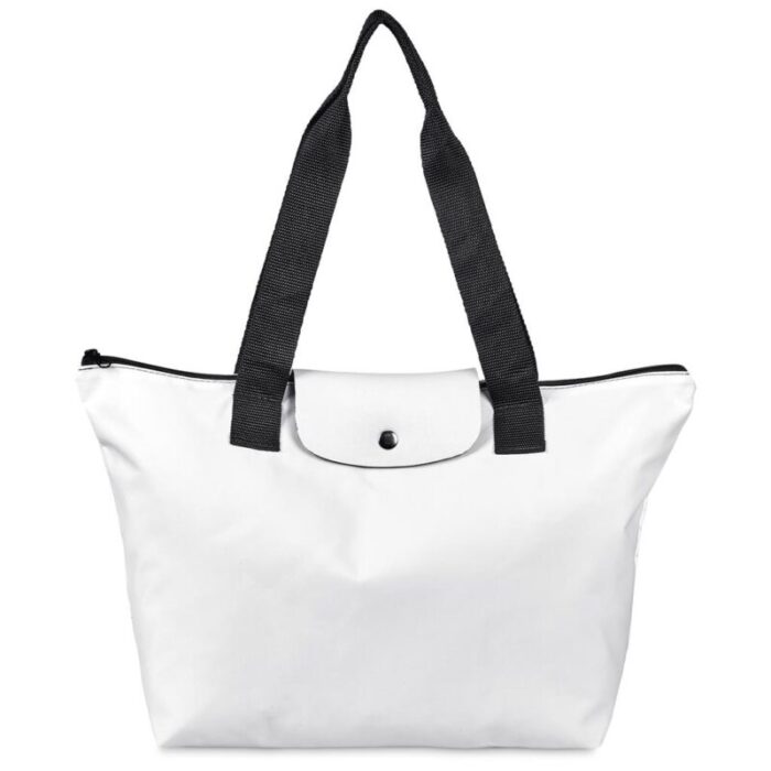 Hoppla Rosebank Polyester Roll-Up Tote Bag - Image 4